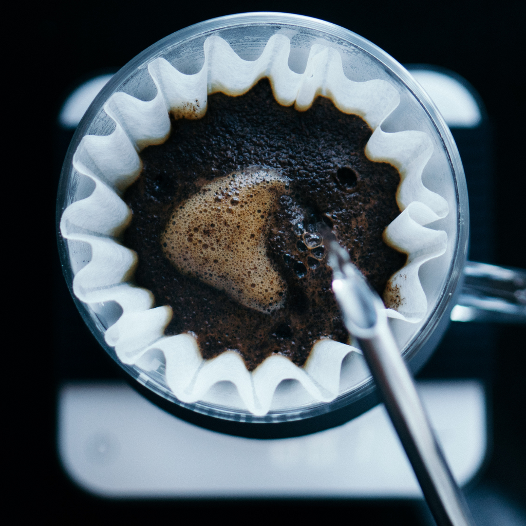 A close-up of the pour-over pulse pouring method, highlighting the method's unparalleled ability to bring out the distinct characteristics of each coffee bean.
