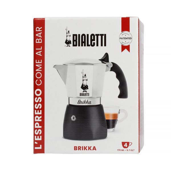 BIALETTI BRIKKA 2 TZ NEW MOKA COFFEE MAKER ESPRESSO CREAMY LIKE AT THE BAR